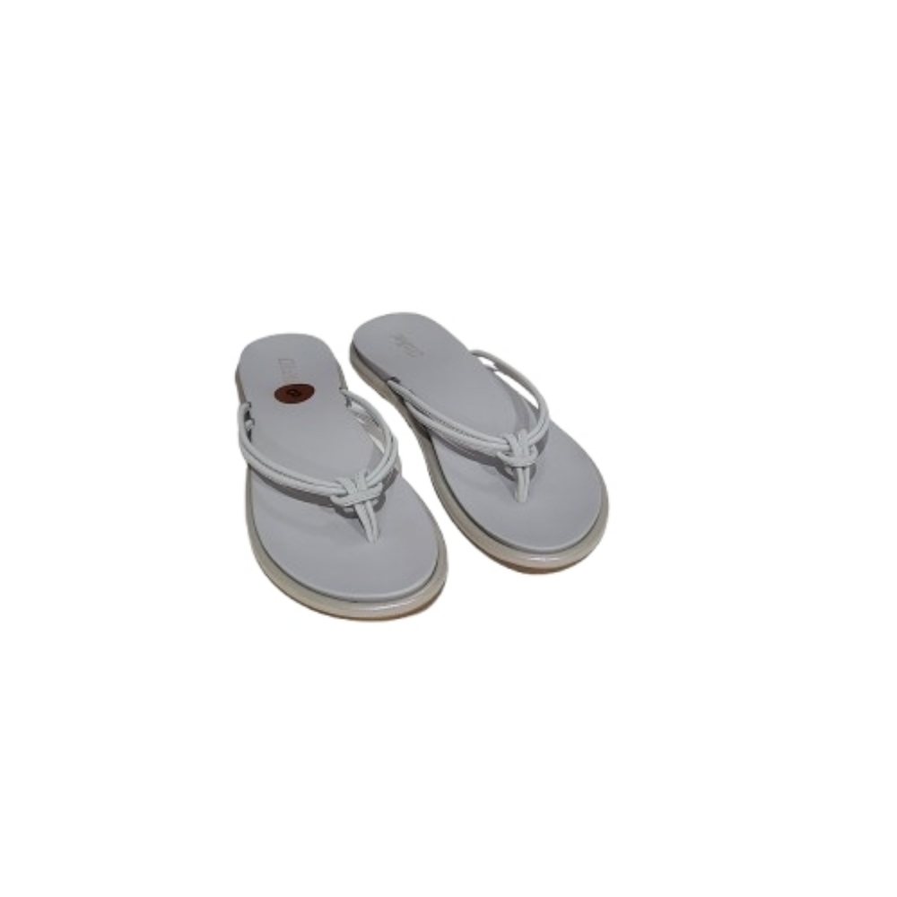 OluKai AKA Flip Flops Blue Round Toe Size 8 Beach